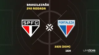 São Paulo x Fortaleza: veja onde assistir ao vivo, horário, escalações e arbitragem