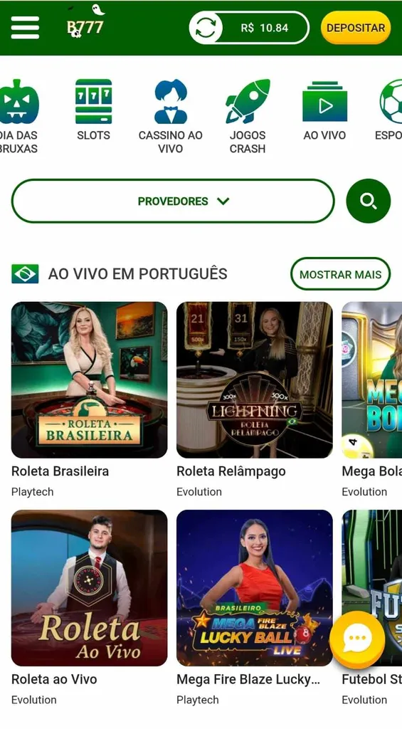 Cassino ao vivo brazino777 com lista de jogos em português e ícones de seções com formato e desenho descontraídos