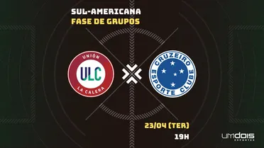 Unión La Calera x Cruzeiro: escalações prováveis, como assistir, data e horário