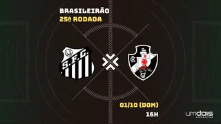 Santos x Vasco: Escalações prováveis, como assistir, data e horário