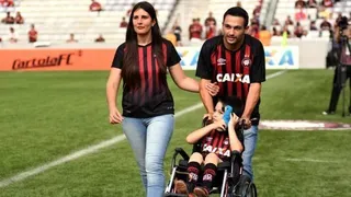 Atlético é destaque no Fantástico com história de superação do menino Rafael