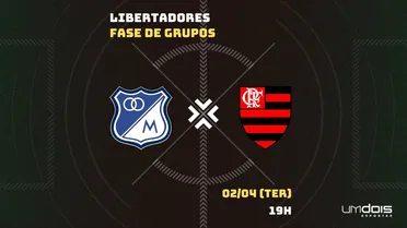 Millonarios x Flamengo: escalações prováveis, como assistir, data e horário