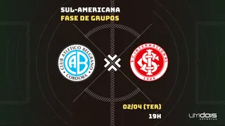 Belgrano x Internacional: escalações prováveis, como assistir, data e horário