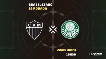 Atlético-MG x Palmeiras: onde assistir, horário, escalações e arbitragem