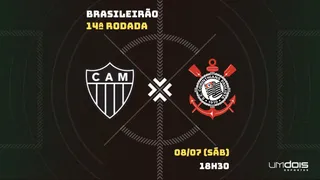 Atlético-MG x Corinthians: Escalações prováveis, como assistir, data e horário