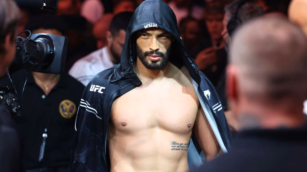 Bruno Blindado luta no card preliminar do UFC 308. Foto: Icon sport