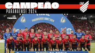 Baixe o pôster do Athletico campeão do Campeonato Paranaense 2024