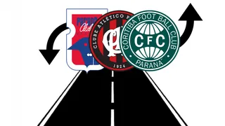 Atlético, Coritiba e Paraná: caminhos distintos em 2018
