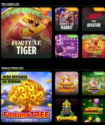 Jogos mais jogados da F12.Bet, incluindo Fortune Tiger, Fortune Rabbit e Aviator