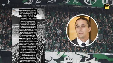 Filho de bilionário equatoriano pede desculpas à torcida do Coritiba após postagem