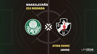 Palmeiras x Vasco: Escalações prováveis, como assistir, data e horário