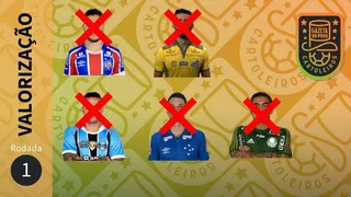 Como jogar Cartola FC 2018: valorização dos jogadores na 1ª rodada