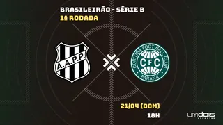Ponte Preta x Coritiba: Escalações prováveis, como assistir, data e horário