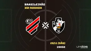 Athletico x Vasco: Escalações prováveis, como assistir, data e horário