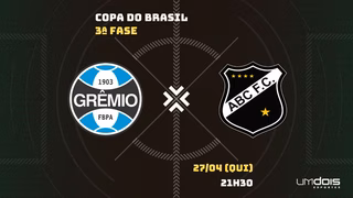 Grêmio x ABC: Escalações prováveis, como assistir, data e horário
