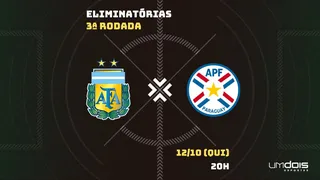 Argentina x Paraguai: Escalações prováveis, como assistir, data e horário