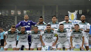 RJ - VASCO-PALMEIRAS - ESPORTES - Time posado do Palmeiras antes da partida entre Vasco e Palmeiras, válida pela Série A do Campeonato Brasileiro 2018, no Estádio São Januário no Rio de Janeiro (RJ), neste domingo (25). 25/11/2018 - Foto: DHAVID NORMANDO/FUTURA PRESS/FUTURA PRESS/ESTADÃO CONTEÚDO