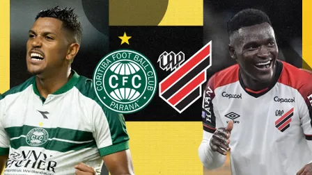 Coritiba x Athletico: Escalações e onde assistir ao vivo