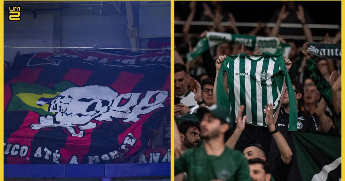 Torcida do Athletico Paranaense em jogo fora de casa