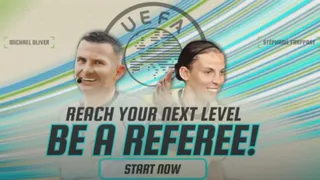 Uefa constata escassez de árbitros na Europa e faz campanha de recrutamento