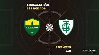Cuiabá x América-MG: veja onde assistir ao vivo, horário, escalações e arbitragem