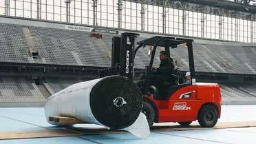 Athletico atualiza obras do novo gramado sintético da Arena da Baixada