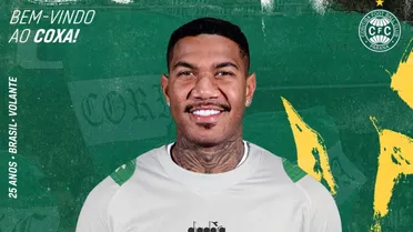 Coritiba anuncia volante como terceiro reforço na janela