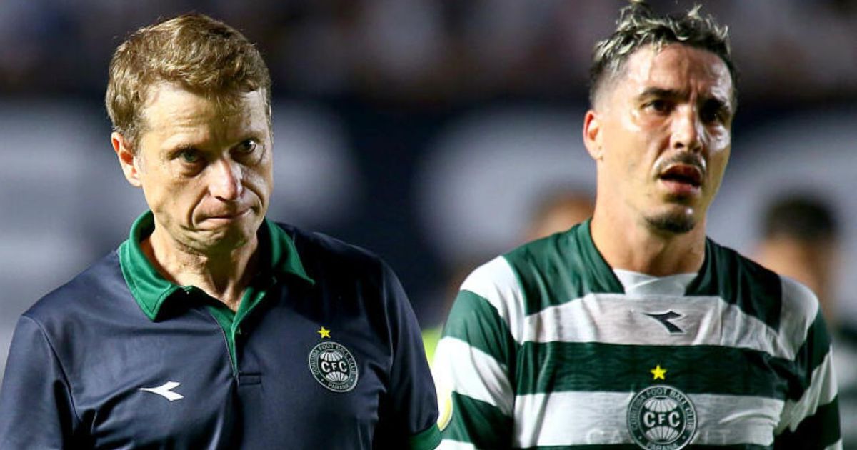 Coritiba held Santos at Vila Belmiro and will decide the place at Alto da Glória