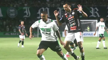 Em jogo de golaços e atletas saindo de ambulância, Coritiba e Operário ficam no empate