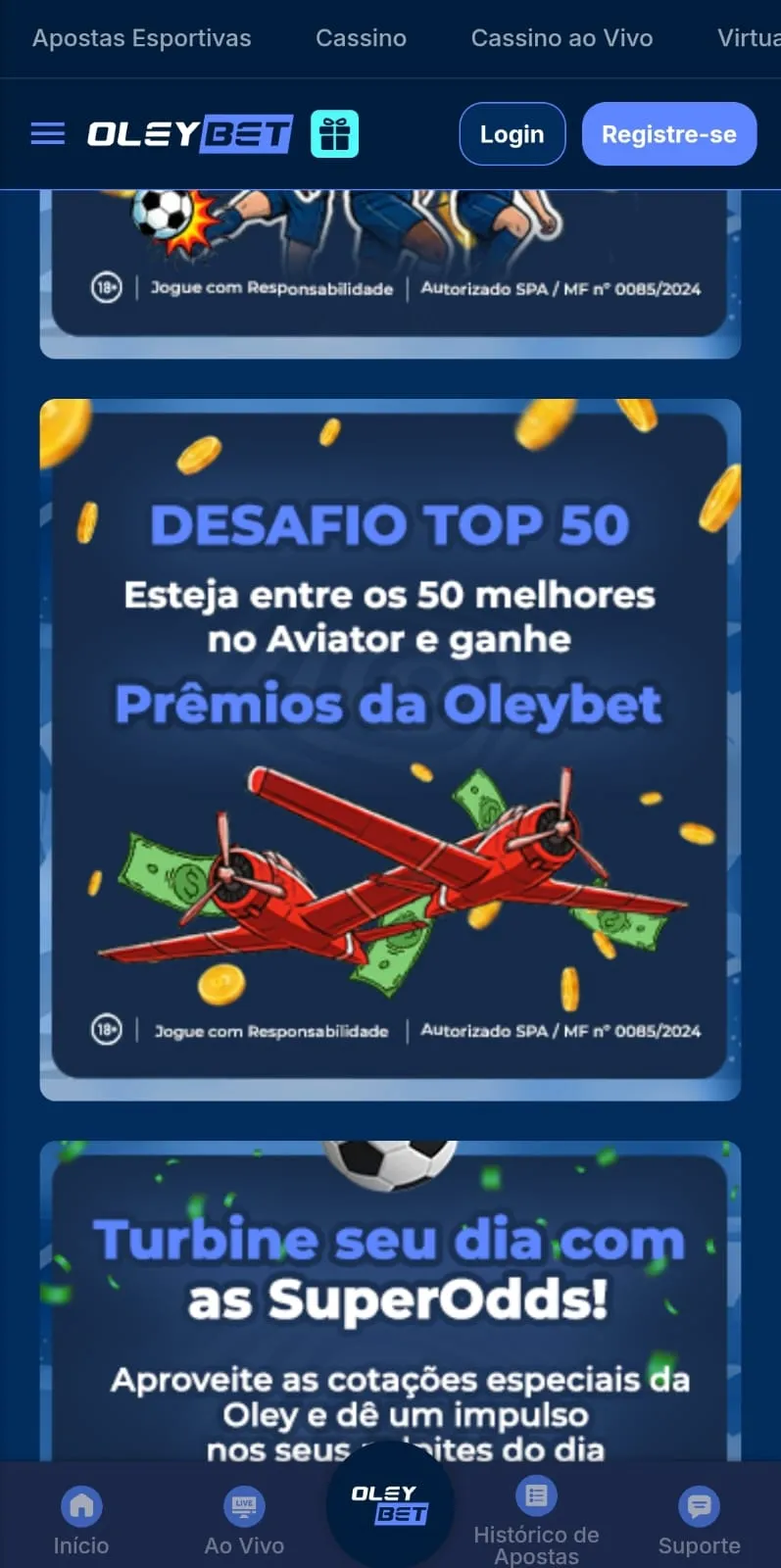Banner promocional do Torneio de Campeões da Aviação, com prêmios para os 50 melhores apostadores do Aviator