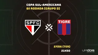 São Paulo x Tigre: Escalações prováveis, como assistir, data e horário