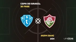 Paysandu x Fluminense: Escalações prováveis, como assistir, data e horário
