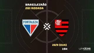 Fortaleza x Flamengo: veja onde assistir ao vivo, horário, escalações e arbitragem