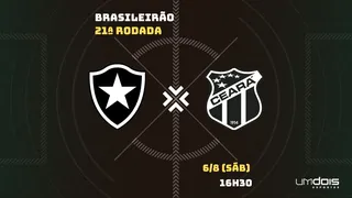 Botafogo x Ceará: onde assistir ao vivo, horário, escalações e arbitragem
