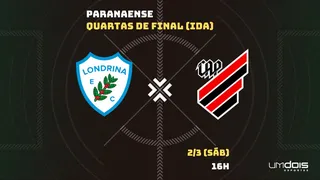 Londrina x Athletico: Escalações prováveis, como assistir, data e horário