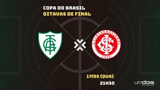 América-MG x Internacional: onde assistir, horário, escalações e arbitragem