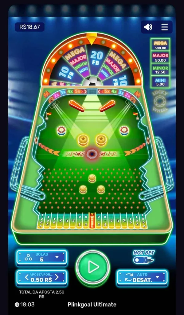 Captura de tela Plinko Betano