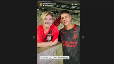 Com câncer terminal, influencer assiste à vitória do Athletico sobre o Vasco