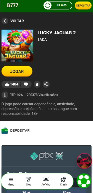 Lucky Jaguar 2 na Brazino777 