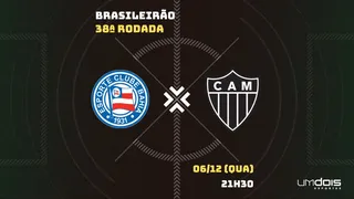 Bahia x Atlético-MG: escalações prováveis, como assistir, data e horário