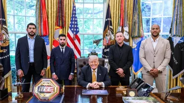 Donald Trump faz elogio curioso a Alex Poatan ao anunciar o UFC Casa Branca