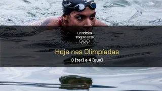 Programação da Olimpíada nesta terça (3) e quarta (4); o que assistir, canais e horários