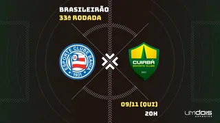 Bahia x Cuiabá: escalações prováveis, como assistir, data e horário