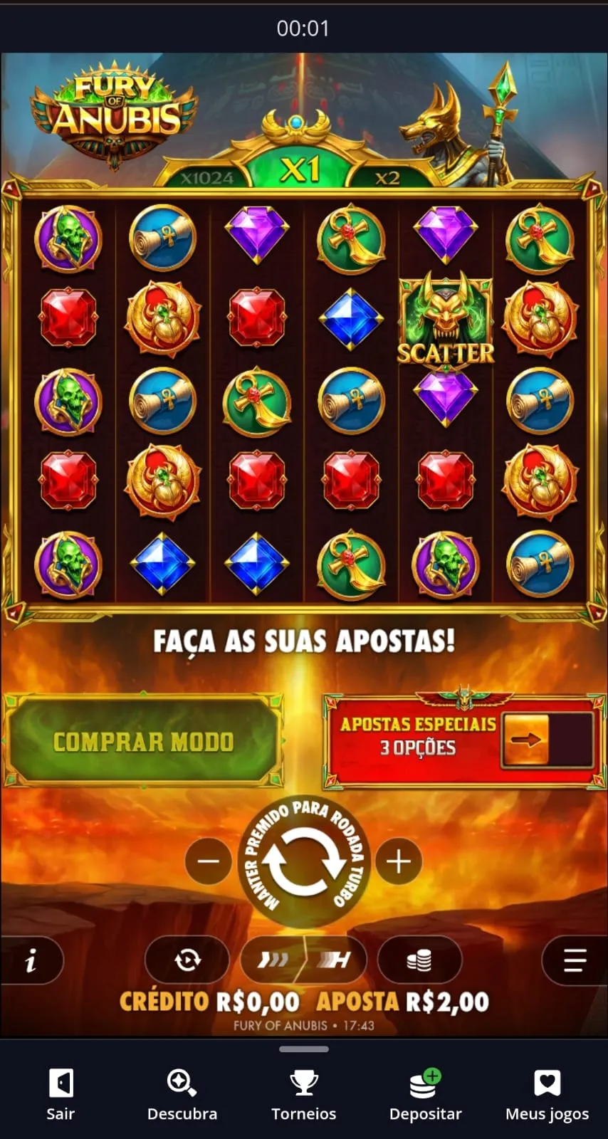 Furry of Anubis na Betsson com opções de apostas especiais e multiplicadores de até 10.000x.