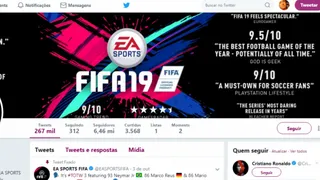 Após acusação de estupro, game FIFA “apaga” Cristiano Ronaldo de site