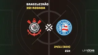 Corinthians x Bahia: escalações prováveis, como assistir, data e horário