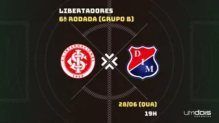 Internacional x Independiente Medellín: Escalações prováveis, como assistir, data e horário