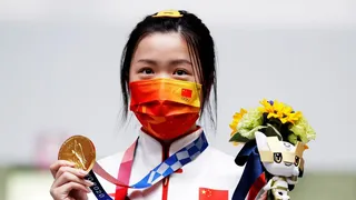 Chinesa do tiro esportivo fatura primeira medalha de ouro da Olimpíada