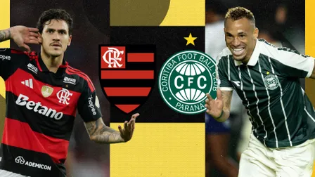 Flamengo x Coritiba: Escalações e onde assistir ao vivo