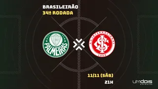Palmeiras x Internacional: escalações prováveis, como assistir, data e horário
